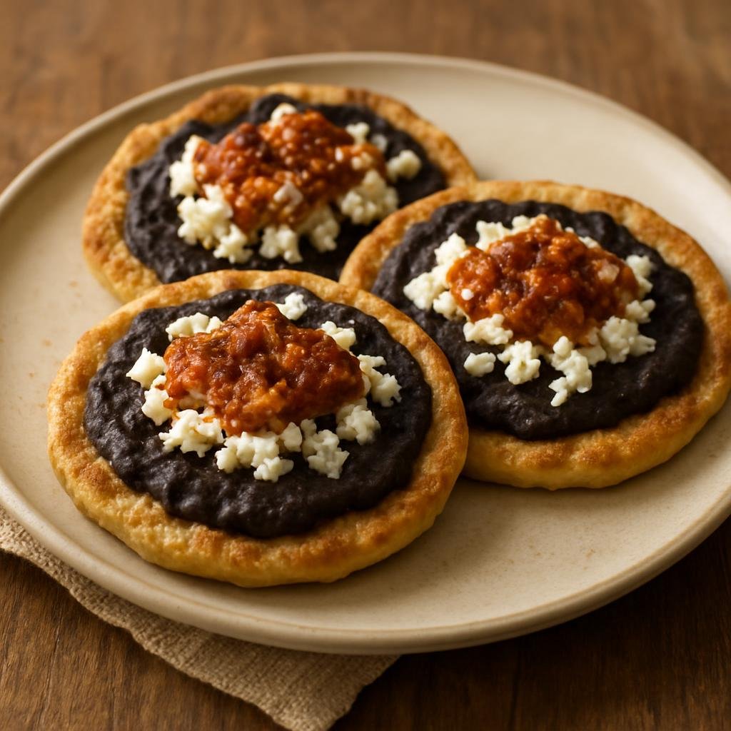 Appetizer: Mexico – Oaxaca – Memelas (Oaxacan Masa Cakes) recipe