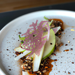 Side Dish: United States – Napa Cabbage Slaw with Ponzu, Apple, and Toasted Sesame recipe