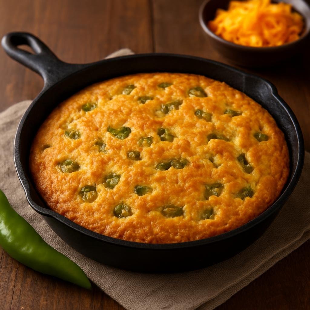 Side Dish: United States – New Mexico (Southwestern United States) – Green Chile Cornbread recipe