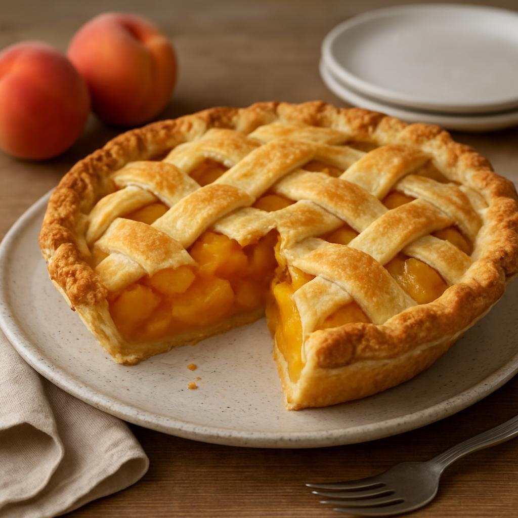 Dessert: United States – Delaware (Mid-Atlantic United States) – Delaware Peach Pie recipe