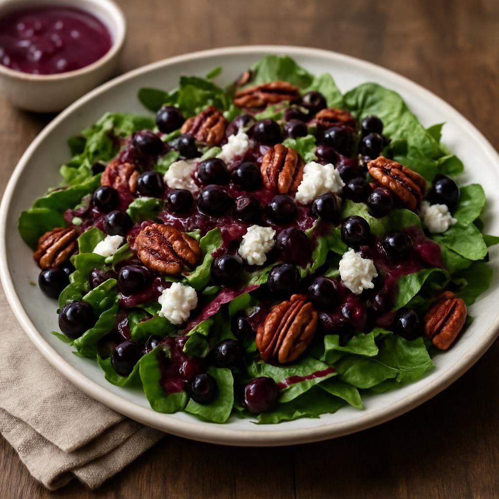 Salad: United States – Montana – Montana Huckleberry Salad recipe