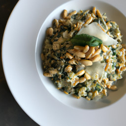 Side Dish: United States – Lemon-Herb Orzo with Feta and Pine Nuts recipe
