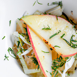 Side Dish: United States – Cider-Dijon Apple and Fennel Slaw recipe