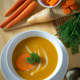 Soup: United States – Bright Carrot Ginger-Dill Soup recipe