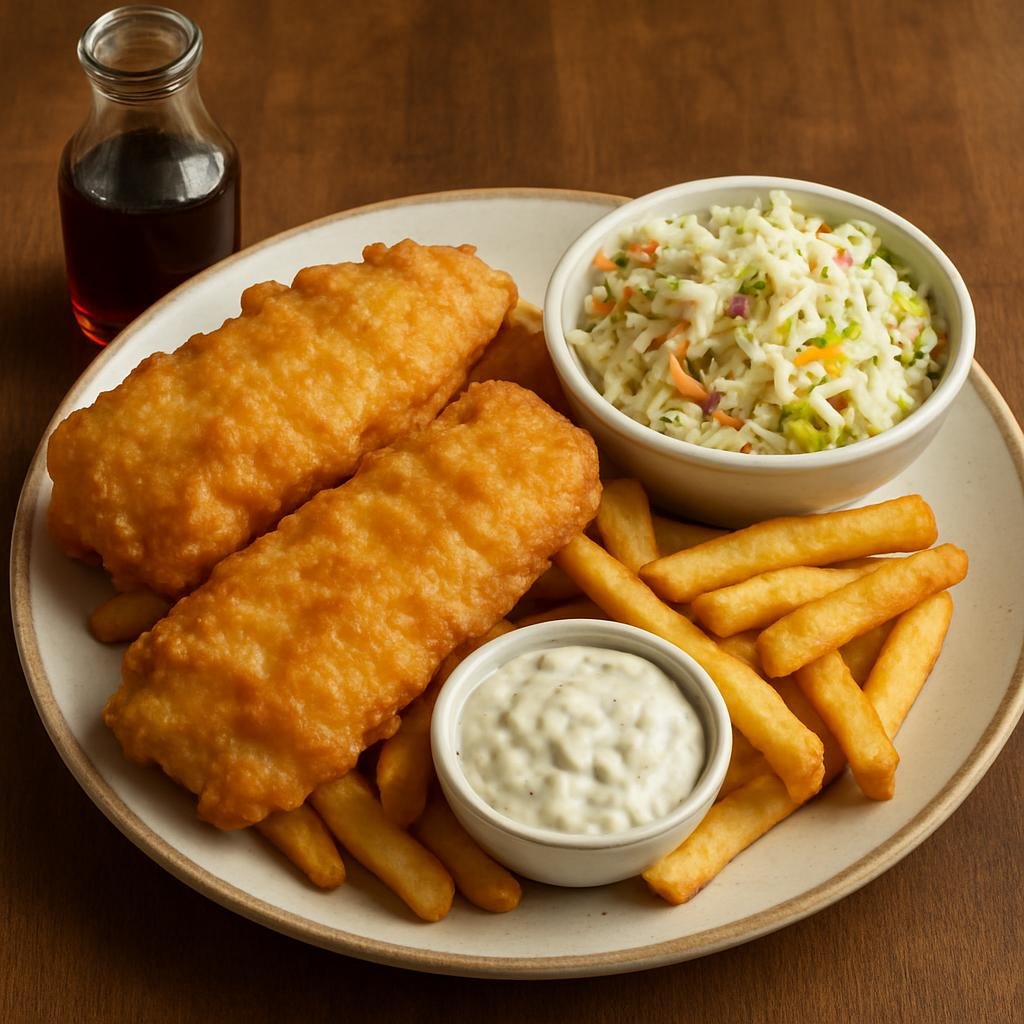 Entree: United States – New England (Rhode Island) – Rhode Island Fish and Chips recipe