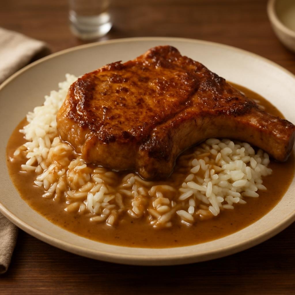 Entree: United States – Arkansas – Arkansas Rice and Gravy recipe