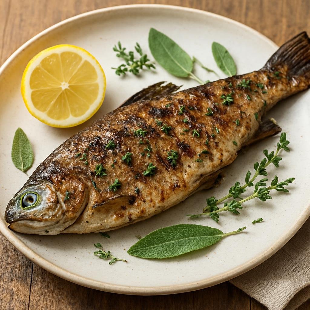 Entree: United States – Nevada (Southwestern United States) – Lake Tahoe Trout recipe