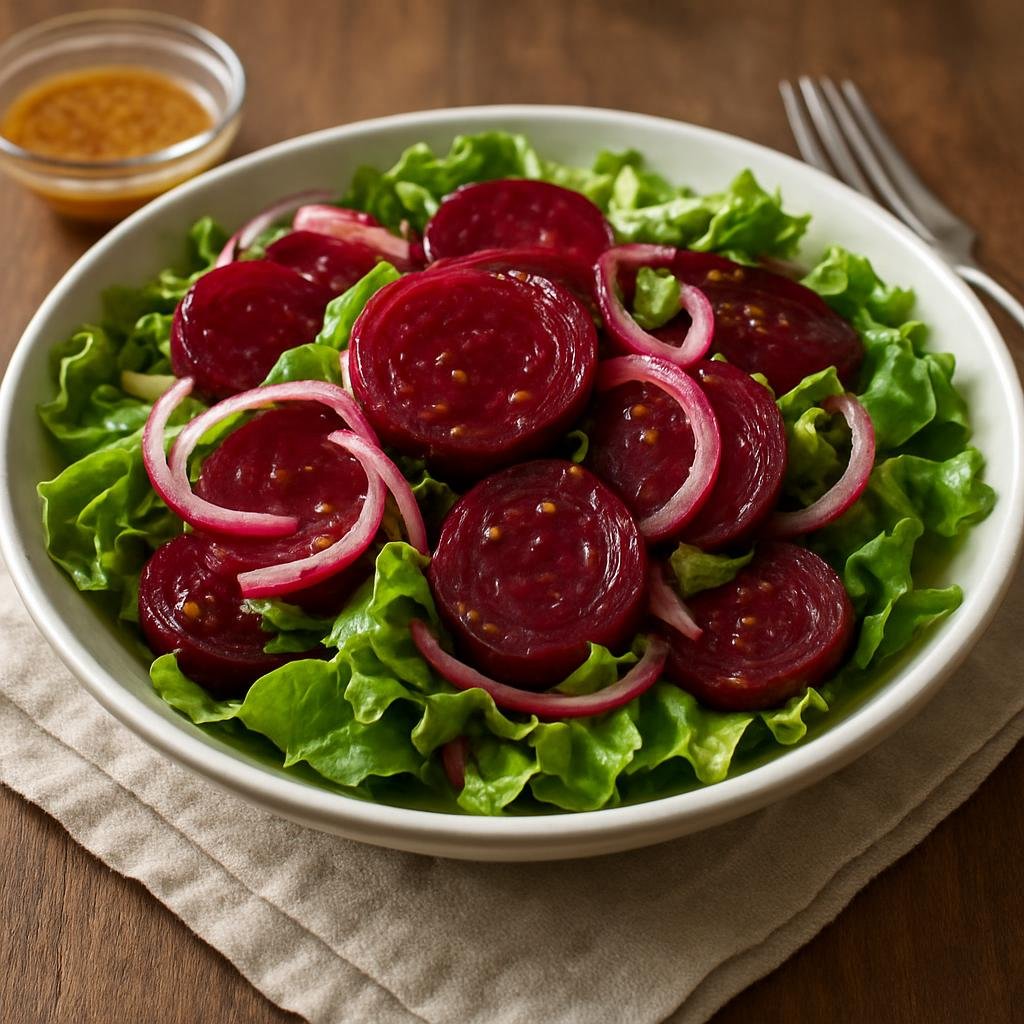 Salad: Canada – Quebec – Salade de Betteraves (Beet Salad) recipe