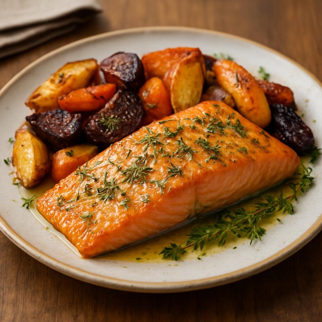 Entree: Canada – Nunavut (Northern Canada) – Baked Arctic Char recipe