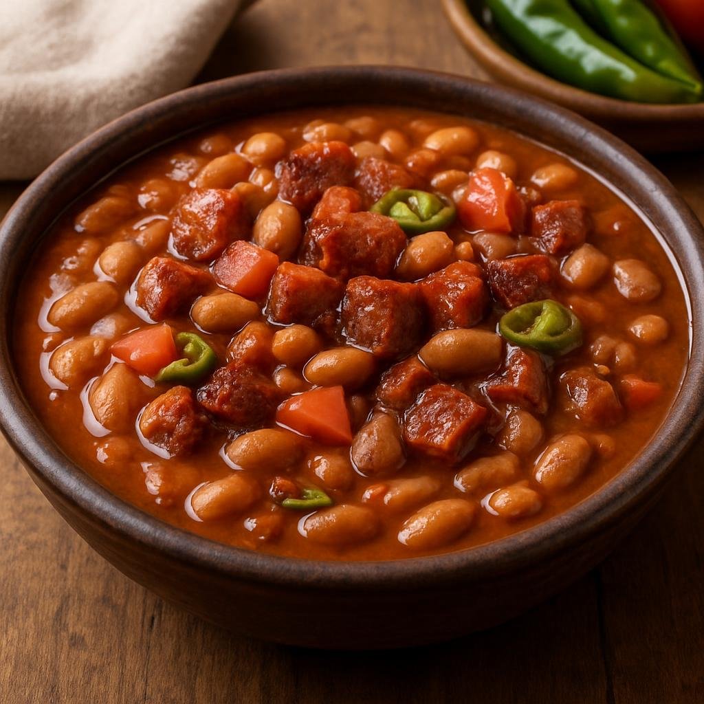 Side Dish: Mexico – Hidalgo – Frijoles Charros (Charro Beans) recipe