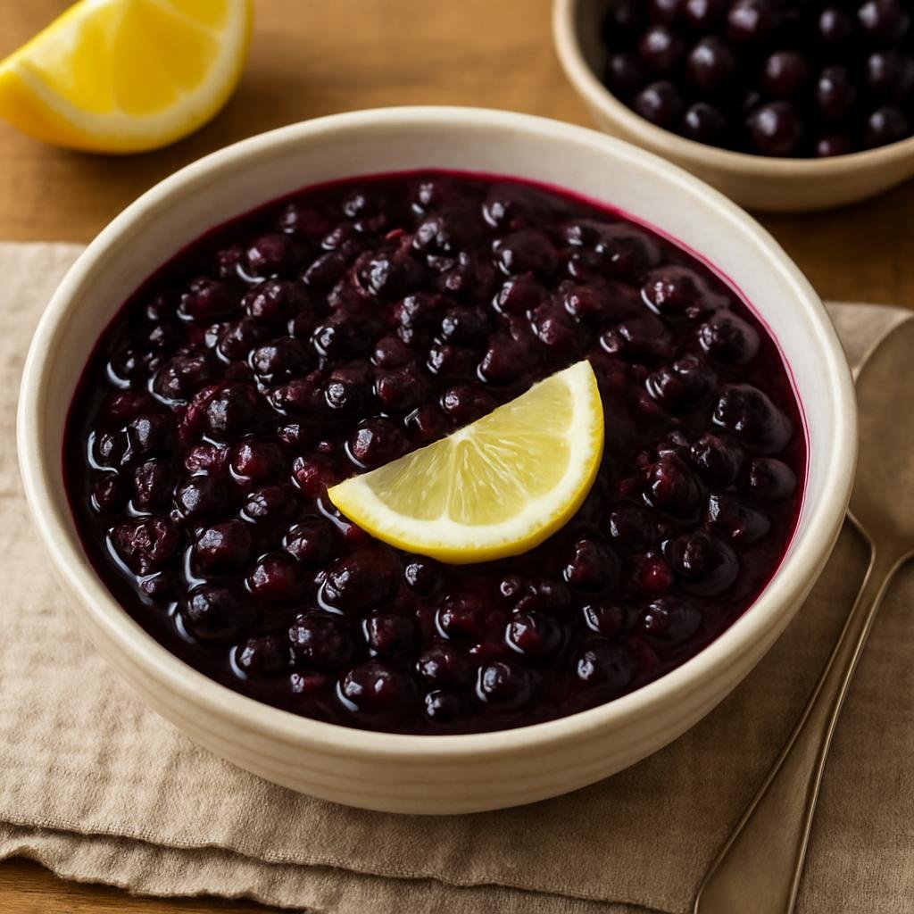 Side Dish: United States – Washington / Pacific Northwest – Washington State Huckleberry Compote recipe