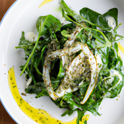 Arugula and Fennel Salad with Charred Lemon-Caper Vinaigrette recipe