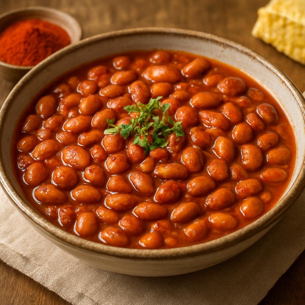 Side Dish: United States – New Mexico – Pinto Beans with Red Chile recipe