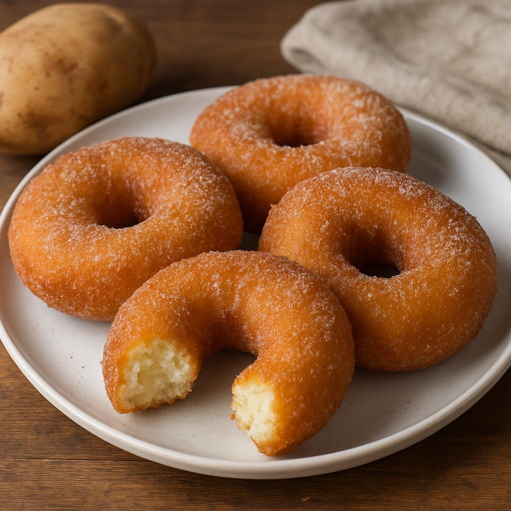 Dessert: United States – Idaho (Pacific Northwest) – Idaho Potato Doughnuts recipe