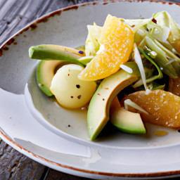 Salad: Mexico – Ensalada De Jícama Y Aguacate (Citrus Jicama and Avocado Salad with Lime-Chile Vinaigrette) recipe