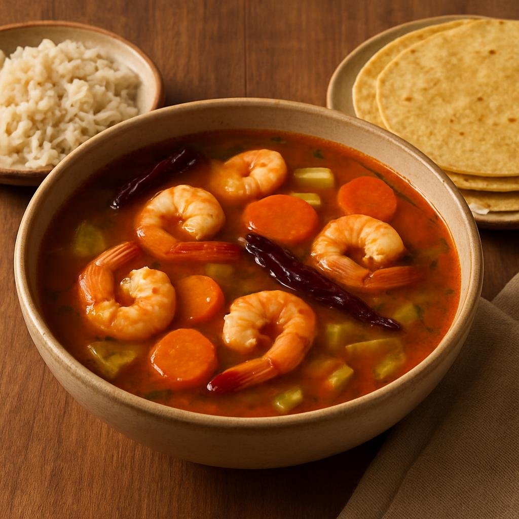 Entree: Mexico – Sonora (Northern Mexico) – Cahuamanta (Seafood Stew) recipe