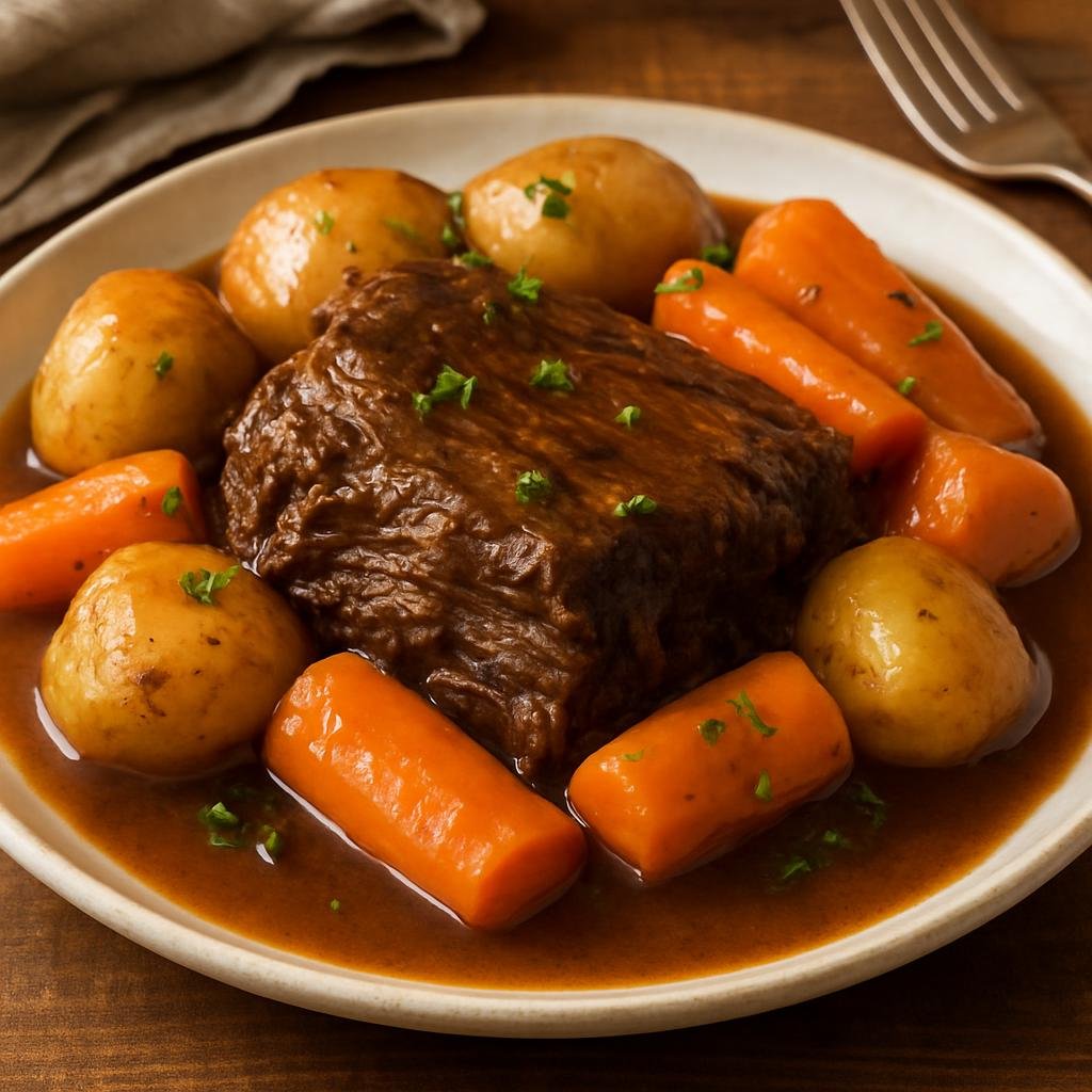 Entree: United States – Indiana, Midwestern United States – Hoosier Pot Roast recipe