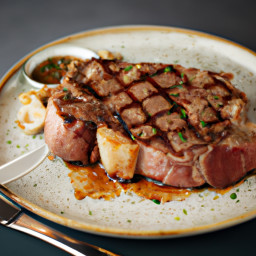 Entrée: United States – Grilled Bison Ribeye Steak recipe