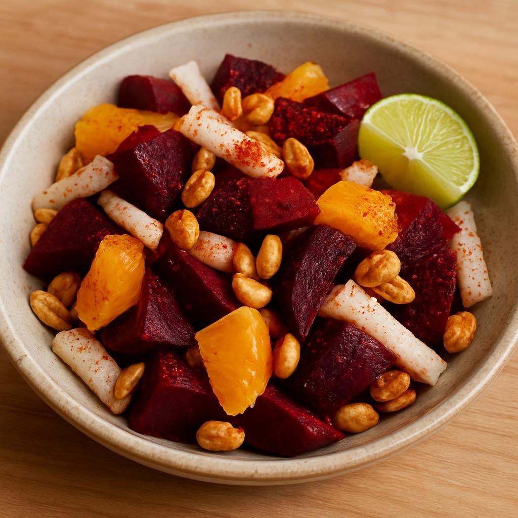 Salad: Mexico – Central Mexico (Mexico City) – Ensalada de Betabel (Beet Salad) recipe