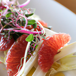 Salad: United States – Shaved Fennel, Watercress and Grapefruit Salad with Pink Pepper-Sherry Vinaigrette recipe