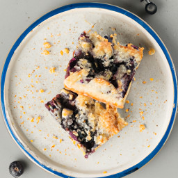 Dessert: United States – Blueberry Crumb Bars recipe
