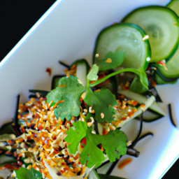 Side Dish: United States – Crunchy Sesame-Lime Cucumber Ribbon Salad recipe