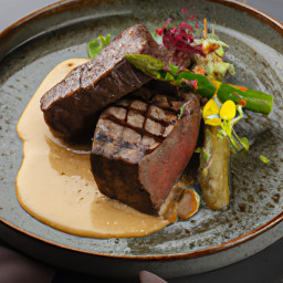 Entrée: United States – Bison Steak Diane recipe