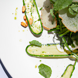 Cooling Cucumber and Pineapple Herb Salad with Lime-Peanut Crunch recipe