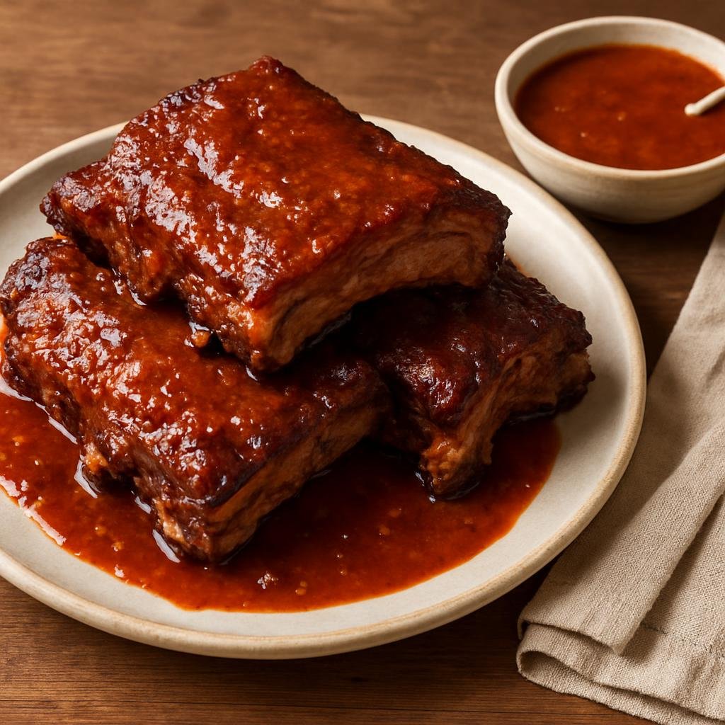 Entree: United States – National Capital Region (District of Columbia) – D.C. Style BBQ Ribs recipe