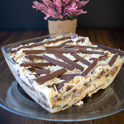 Dessert: United States – Chocolate Lasagna (No-Bake Layered Dessert) recipe