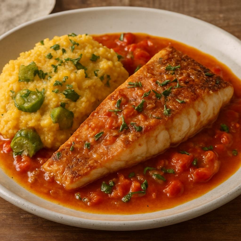 Entree: United States – U.S. Virgin Islands – Virgin Islands Fish and Fungi recipe