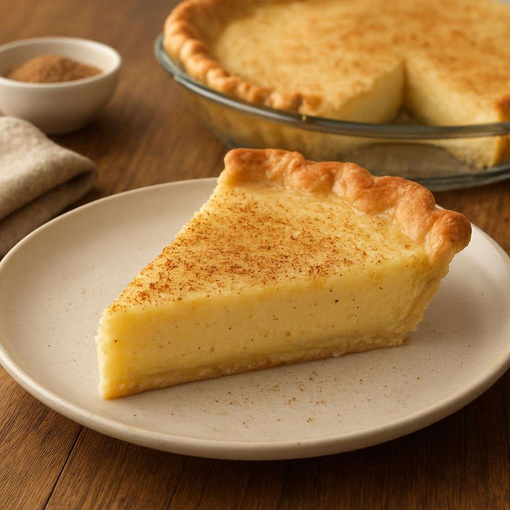 Entree: United States – Midwestern United States (Indiana) – Indiana Sugar Cream Pie recipe