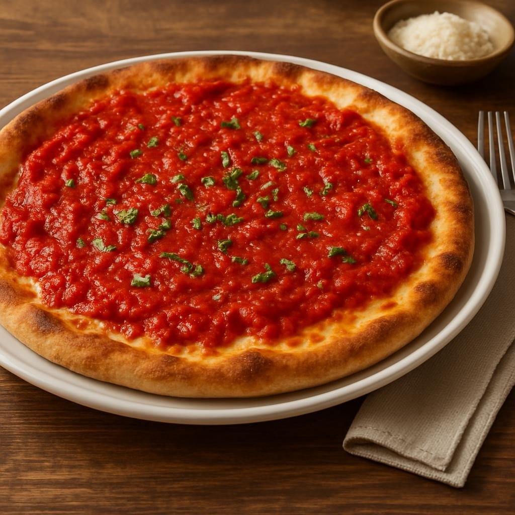 Entree: United States – Mid-Atlantic United States (New Jersey) – Trenton Tomato Pie recipe