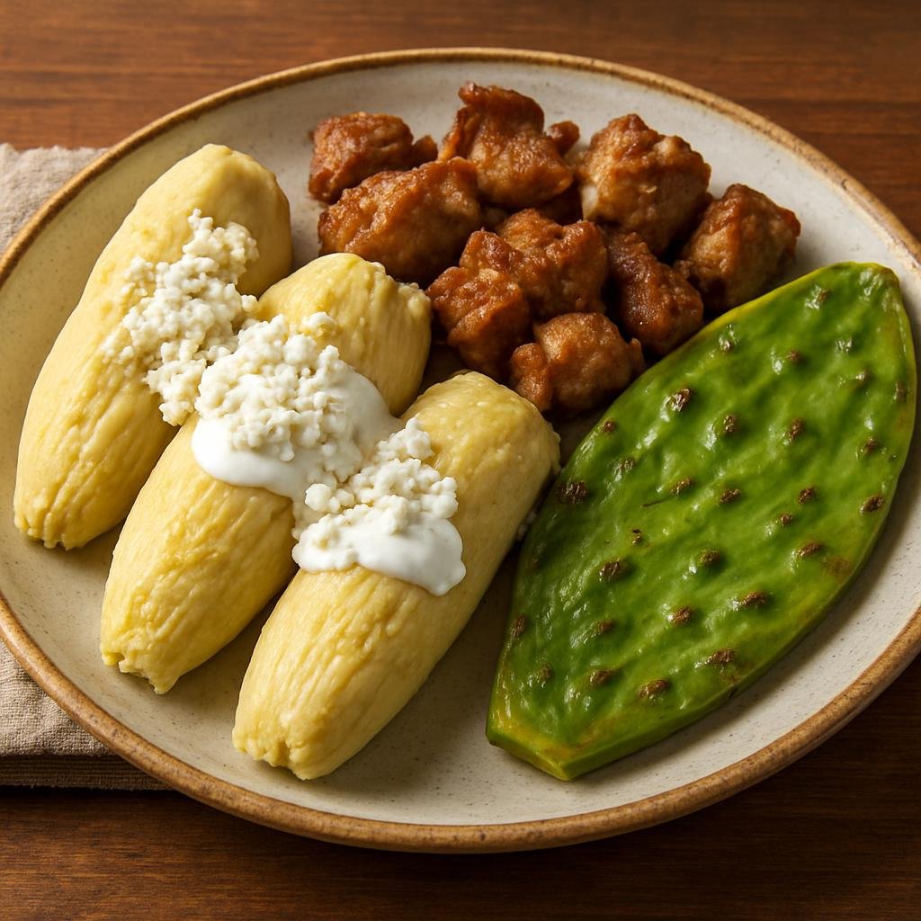 Entree: Mexico – Michoacan – Uchepos (Fresh Corn Tamales) recipe