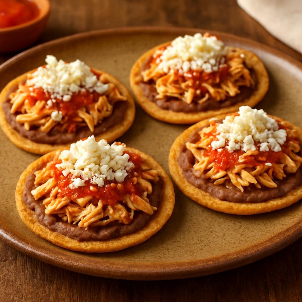 Appetizer: Mexico – Chiapas (Southern Mexico) – Chalupas Chiapanecas (Chiapas-style Chalupas) recipe