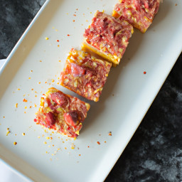 Dessert: United States – Strawberry Crumb Bars with Lemon Glaze recipe