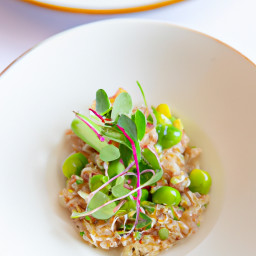 Side Dish: United States – Ginger-Lime Quinoa with Sugar Snap Peas and Mint recipe