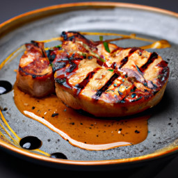 Entrée: United States – Grilled Pork Chops with Honey Glaze recipe