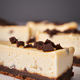 Dessert: United States – Chocolate Chip Cheesecake Bars recipe