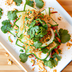Salad: United States – Bright Salad Greens with Gherkin-Shallot Vinaigrette recipe