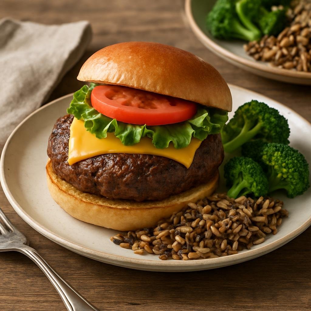 Entree: United States – Upper Midwest (Minnesota) – Minnesota Bison Burger recipe
