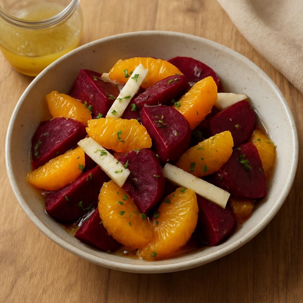 Salad: Mexico – Aguascalientes, Bajio Mexico – Ensalada de Betabel recipe