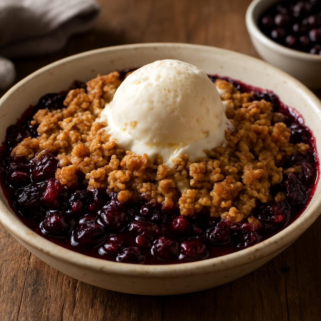 Dessert: United States – Pacific Northwest (Washington) – Huckleberry Crisp recipe