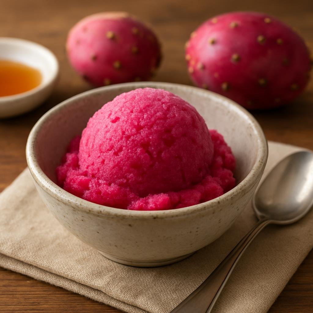 Dessert: United States – Nevada (Southwestern United States) – Nevada Prickly Pear Sorbet recipe