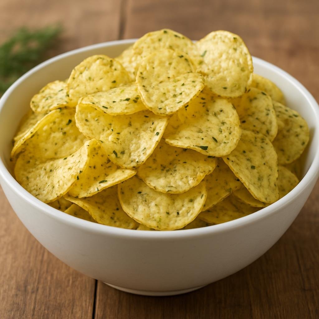 Side Dish: Canada – Central Canada – Dill Pickle Potato Chips recipe