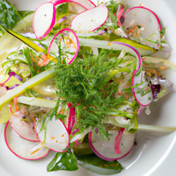 Salad: United States – Fennel, Watercress & Radish Salad with Orange-Caper Vinaigrette recipe