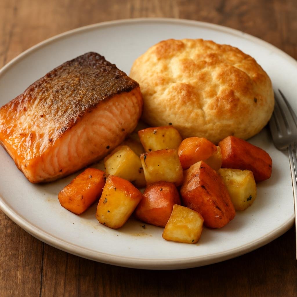 Entree: Canada – Nunavut, Northern Canada – Arctic Char with Bannock recipe