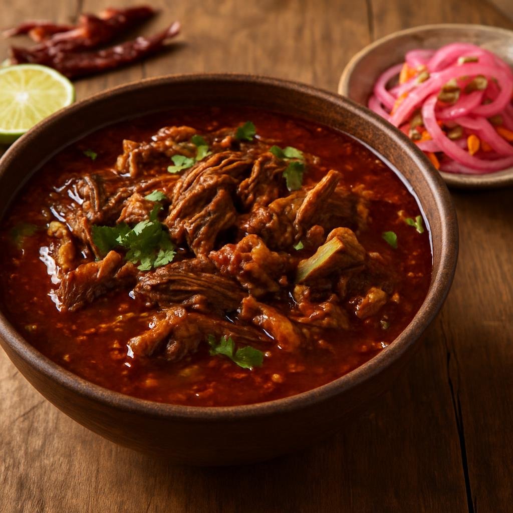 Entree: Mexico – Nayarit, Pacific Coast Mexico – Birria de Res (Beef Birria) recipe