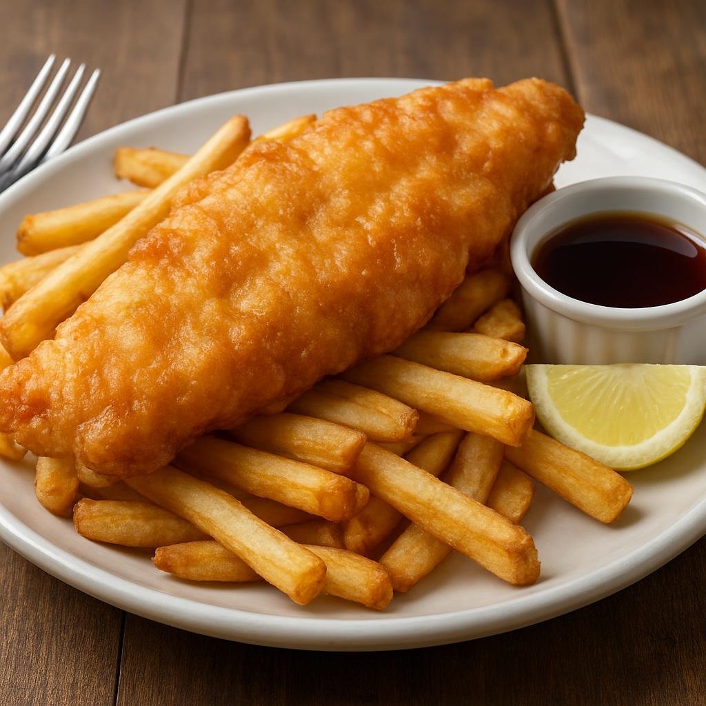 Entree: United States – New England, Massachusetts – Fish and Chips recipe