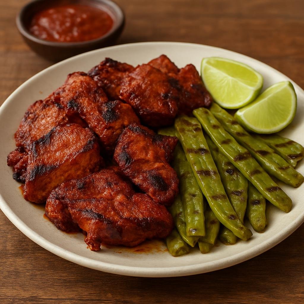 Entree: Mexico – Bajio Mexico / Zacatecas – Carne Adobada Zacatecana (Zacatecas-Style Marinated Pork) recipe